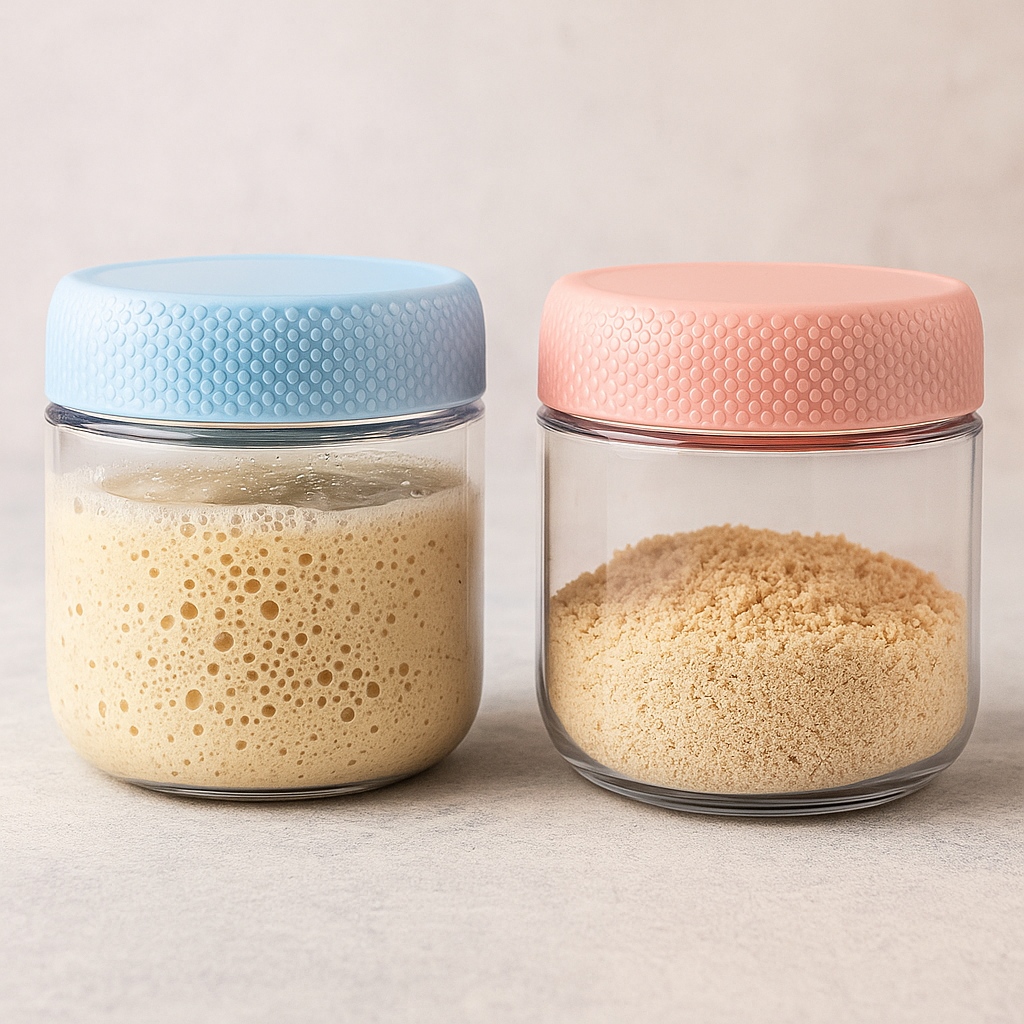 Airtight Storage Jars for Starter Flakes