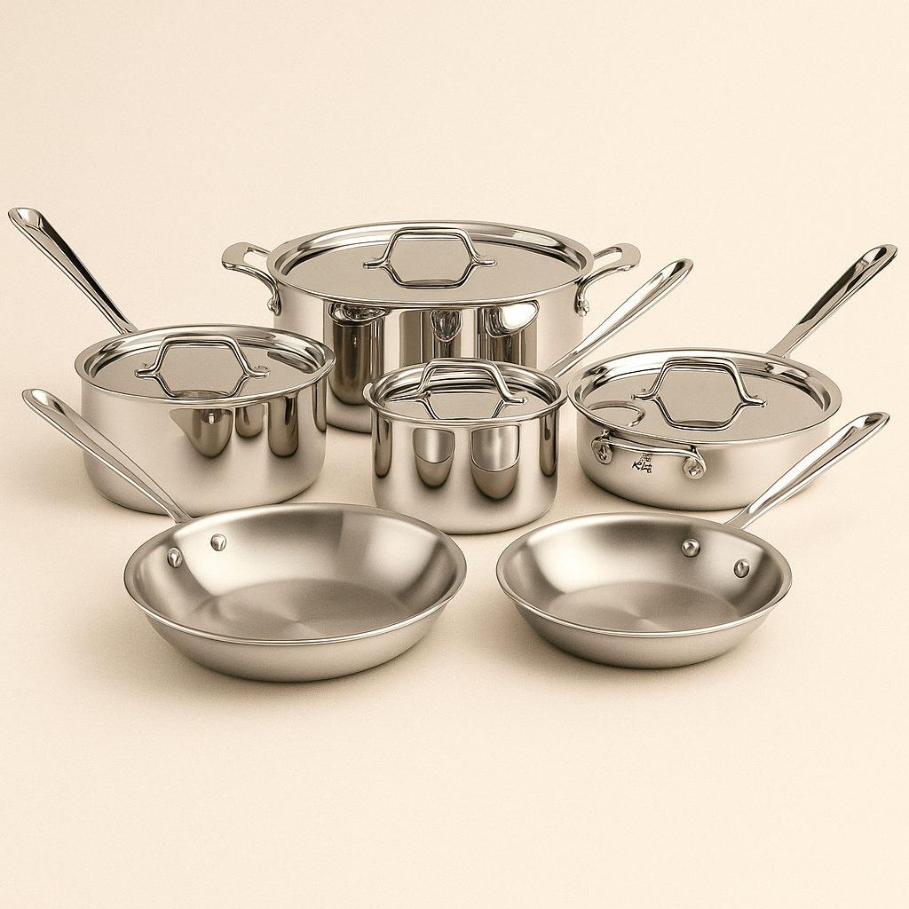 All-Clad Stainless Steel Cookware Set
