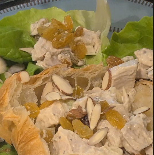 Curry Turkey Salad with Golden Raisins