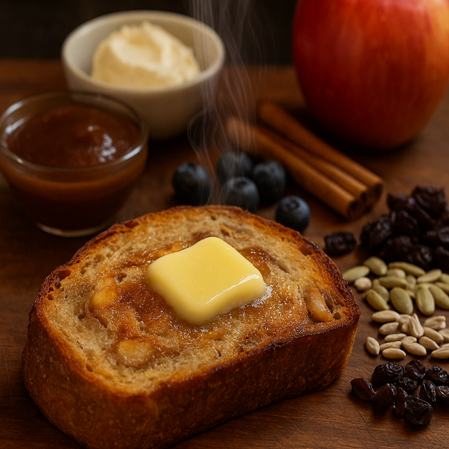 Artisan Sourdough Playground – multiple loaf varieties in rustic kitchen