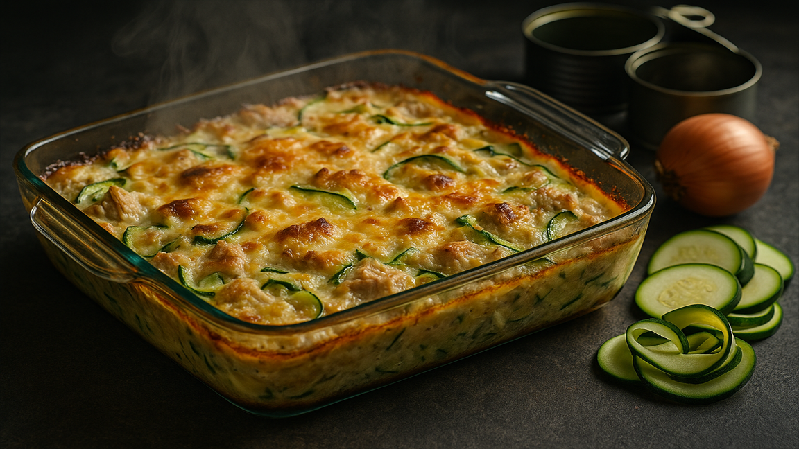 Tuna Casserole with Zucchini Noodles